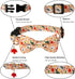 ADOGGYGO Fall Dog Collar with Bow - Adjustable Thanksgiving Collars with Removable Bowtie for Small Medium Large Dogs