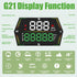 10L0L Golf Cart GPS Speedometer, HUD Digital Display with MPH/KMH, Compass Overspeed Alarm Fatigued Driving Alert, Auto