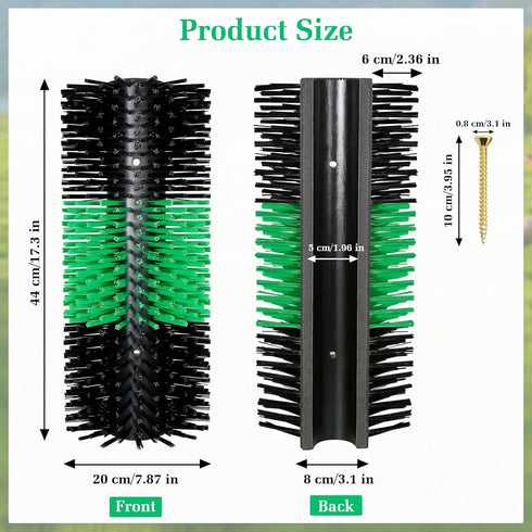 JOINSI 1PCS Livestock Scratching Brush Kit, Cattle and Horse Massage Grooming Brush, Itch Relief for Goat, Sheep
