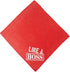 Mirage Pet Products Like a Boss Screen Print Bandana for Pets, Small, Red