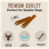 Cadet Bully Sticks for Small, Medium and Large Dogs - All-Natural Beef Pizzle, High Protein, Low Fat, 8 Ounce
