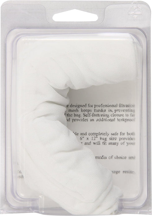 APU00414 3-Pack 300-Micron Media Bags for Aquarium Filter, 6 by 12-Inch