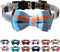 Joytale Upgraded Cat Collar with Bells, Breakaway Safety Plaid Bow Tie Collar for Girls and Boys, Haze Blue