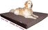 Dogbed4less Replacement Cover for 55X37X4 Inches Brown Denim Jean Dog Pet Bed, External Zipper