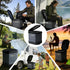 Tfulad Camping Toilet for Adults - Portable Folding Toilet with Lid,Travel Portable Potty for Adults,Porta Potty Car