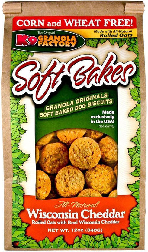 K9 Granola Factory Soft Bakes Wisconsin Cheddar, 12Oz