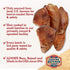 Pig Ears for Large Dogs Made in USA, Natural Dog Treats, 18-Pack, Dog Chew Toys for Aggressive Chewers