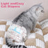 Ypfyed 40 Count Disposable Cat Diapers, Perfect for Both Male and Female Cats, for Elderly, (M) Incontinent
