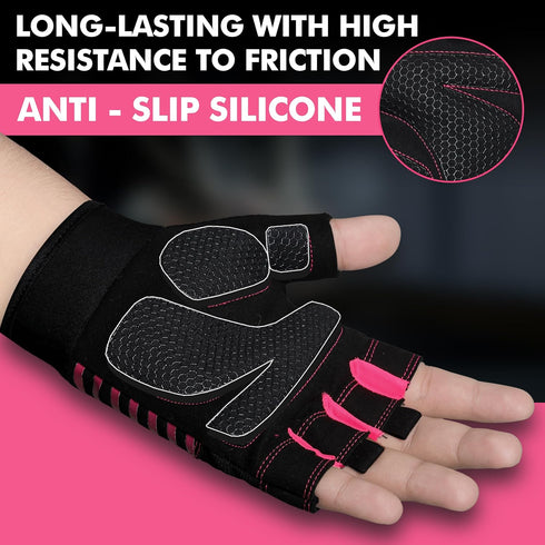 Gym Gloves for Weight Lifting,Workout Gloves with Full Palm ProtectionBreathable Fitness Glove for Men