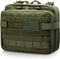 WYNEX Tactical Large Admin Pouch of Double Layer Design, Molle EDC EMT