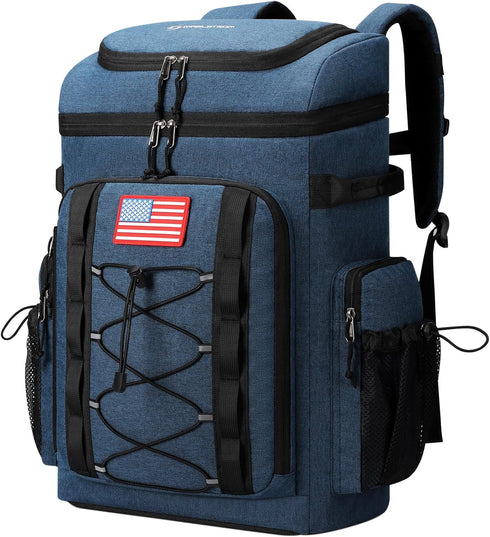 Maelstrom Backpack Cooler, Soft Lightweight Leakproof Cooler Backpack, 50 Can Insulated Bag for Men and Women