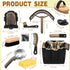 12 Sets Abbylike Pieces Horse Grooming Kit with Organizer Tote Bag Tack Room Supplies Horse Brush Equine Care Cleaning