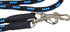 Adjustable Rope Dog Leash 42"-70" (Small; 0.3" Diam, Blue/Black) Multifunctional