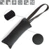 Dingo Gear Tug Toy for Dog Training, Agility Tug of War, French Linen Dog Bumper with Handle, 11" black