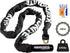 Kryptonite Keeper 712 Heavy Duty Bike Chain Lock, 4 Feet Long with Keys for Bicycle, Motorcycle, Scooter, Black