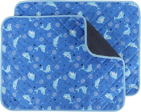 IEUUMLER Washable Pee Pads for Dogs, 2 Pack Non-Slip & Waterproof Pack
