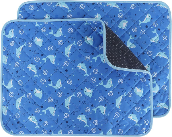 IEUUMLER Washable Pee Pads for Dogs, 2 Pack Non-Slip & Waterproof Pack