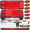 Lcrslitx LED Trailer Light Kit, Submersible IP68 Waterproof for Boat Trailers, Super Bright