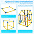 8 Almaro Puppy Play Gym with Hanging Toys Indoor Enrichment Activity Center for Puppies & Small Dogs Stable A-Frame