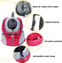 Fhiny Dog Carrier Backpack, Comfortable Doggy Front Backpack with Breathable Head Out Design for Travel and Hiking