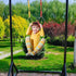Morwealth Set Colorful Ninja Gymnastic Rings for Kids, Colorful Ninja Rings, Trapeze Swing Bar Rings,Climbing Rings