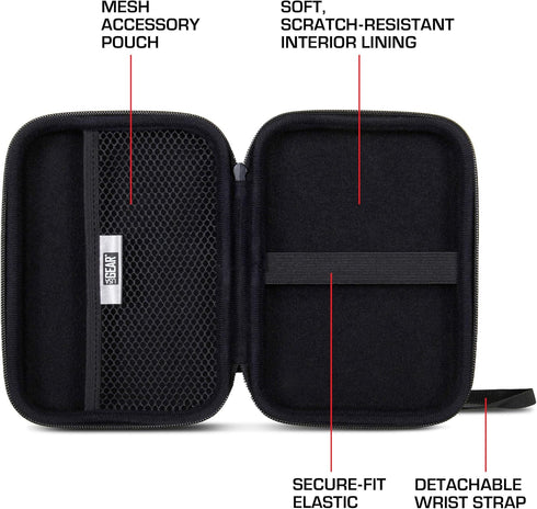 USA GEAR Golf Launch Monitor Case - Hard Case with Scratch Resistant Interior, Water Resistant Exterior, Compatible