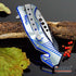 KCCEDGE BEST CUTLERY SOURCE EDC Pocket Knife, Camping Accessories, Razor Sharp Edge Drop Point Blade, Folding Knife,