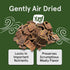Real Meat Dog Treats - Two 12oz Bags of Air-Dried Beef Jerky for Dogs, Grain-Free, High Protein Treats
