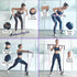 Portable Pilates Bar Kit with Resistance Bands, Guided 8-Week Pilates Plan for Home Equipment