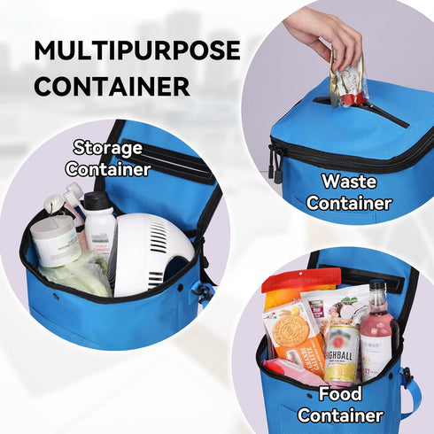 3.96 Boat Trash Can, Portable Boat Trash Bag, Reusable Garbage Bag, Easy to Install & Clean, Gallons Multi-Purpose