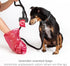 2 Ubbi Retractable Dog Poop Bag Holder and Dispenser with Silicone Strap Leash Attachment, Includes Rolls of Lavender