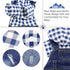Pet Clothes Denim Dog Jeans, Striped or Grid Jumpsuit Overall Hoodie Coat for Small Medium Dogs