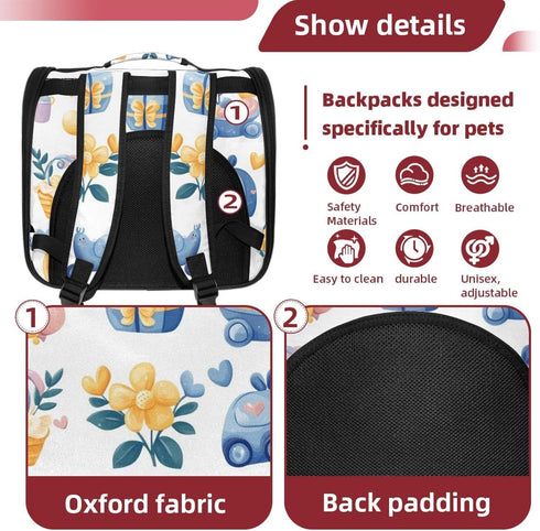 Backpack Backpack Baby Shower Cat Carrier Pet Carrier for Small Dogs and Medium cat Puppy Kitten Bunny