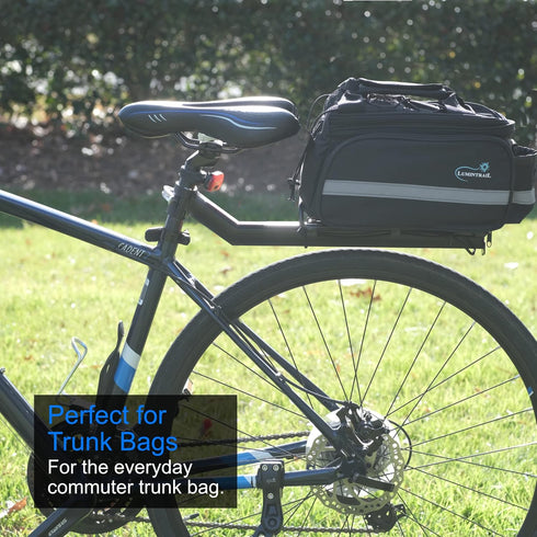 Lumintrail Bike Cargo Rack, Seatpost Mounted Bicycle Luggage Carrier, 20 LBs Capacity for Trunk Bags