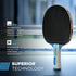 2mm STIGA Ping Pong Paddles - Tournament-Approved Sponge - Flared Handle for Enhanced Control - Competitive Table