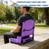 NBGYTECH Stadium Seats with Back Support Thick Cushion Bleacher Chair with Shoulder Strap and Handle Portable Bleacher