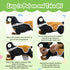 FurVeluxia 3 Pack Washable Female Dog Diapers with Adjustable Suspender, Reusable Sanitary Panties for Dogs in Heat