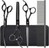 Dog Grooming Scissors Kit with Safety Round Tips, GLADOG Professional 5 in