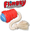Made in USA Flingsy Dog Ball Launcher, Combination Throwing Toy with 100% Natural Cotton Rope Tug Fetch Thrower
