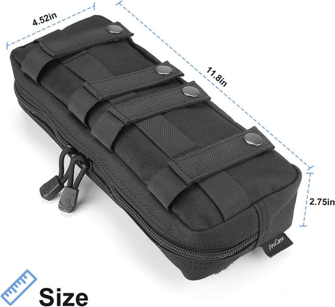 ProCase Tactical Admin Pouch, Versatile Molle EDC Carry Bag for Magazine, Map and Small Tools