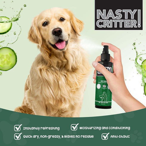 Nasty Critter! Pet Scent - 8 Oz - Made in USA for Cats and Dogs