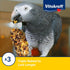 Vitakraft Crunch Sticks Bird Treat for Parrots, Apricot & Cherry Flavor, 5.5 oz (2 Sticks) (31689)