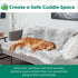Furhaven Waterproof Throw Blanket for Dogs & Indoor Cats, Washable Shaggy Plush Calming Velvet Blanket, Mist Gray, Large