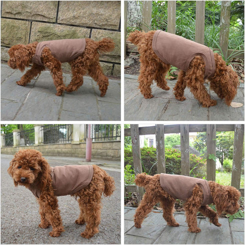 2018 Pet Clothes Dog Clothing - Blank T-Shirt Tanks Top Vests for Small to Large Dogs, 100% Cotton Summer Vest (XL,
