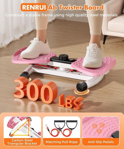 Anti-Slip Waist Twisting Machine - Home Gym Equipment for Core Training