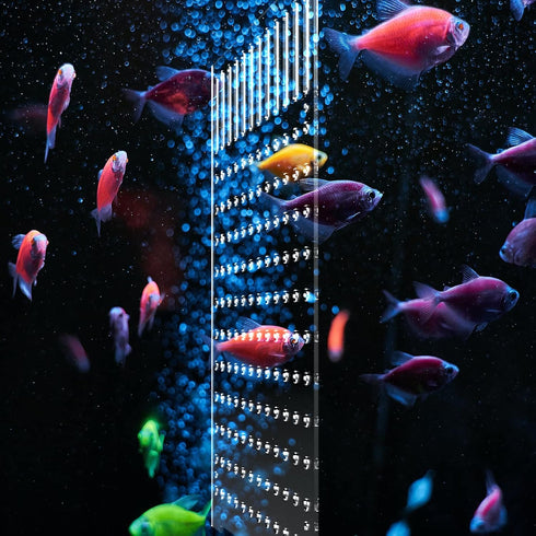 Fish Tank Divider Kit - Acrylic Aquarium Divider with 8 Suction Cups - Transparent Plate 9.8 * 11.8inch (25 * 30cm)