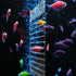 Fish Tank Divider Kit - Acrylic Aquarium Divider with 8 Suction Cups - Transparent Plate 9.8 * 11.8inch (25 * 30cm)