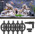 Aquarium Filter Black Rain Bar for Fish Tank, Outflow Pipe Water Cycle Drip Tube Sprayer Pipe