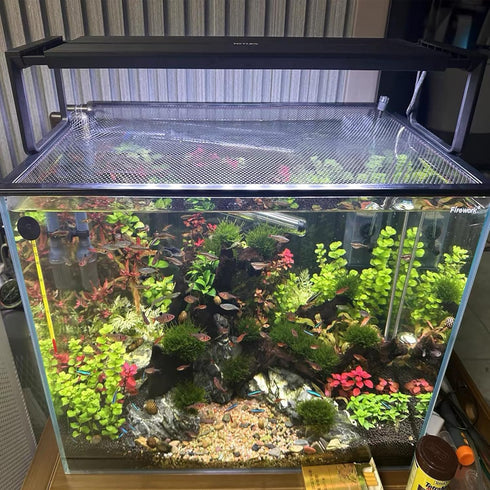 Magnetic Fish Tank Lid, Anti-Jumping Net Cover Mesh to Protect Fish from Jumping Out of Aquarium