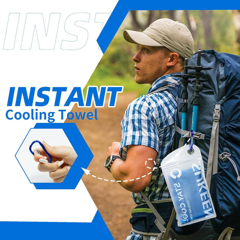 4 Pack (40"x12"), Sukeen Cooling Towels Cooling Neck Wraps, Ice Towel, Soft Breathable Chilly Towel,Microfiber Towel